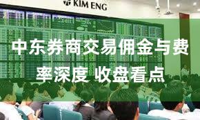 中东券商交易佣金与费率深度 收盘看点